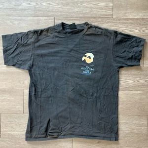 VTG 1986 Phantom Of The Opera Black T-shirt XL Touch Of Gold Broadway Thrashed